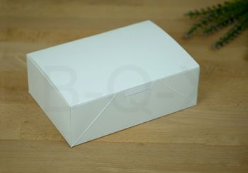 กล่อง POP UP ขนาด13.7x19.7x6.7 cmสีขาวเคลือก้นไซส์ L