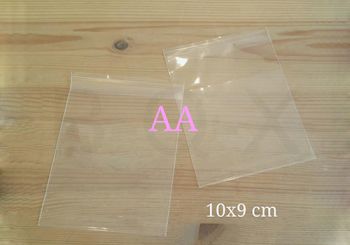 ถุงคุกกี้ปากกาว 10x10 cm.แบบใส(100ใบโดยประมาณ)